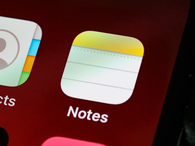 GoodNotes app interface showing organized digital notebooks and handwritten notes