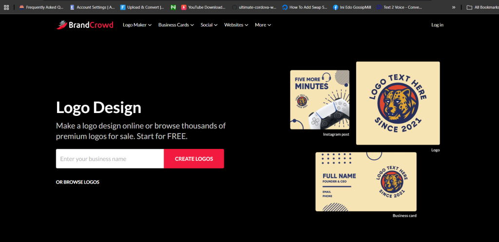 Brandcrowd digital identity builder