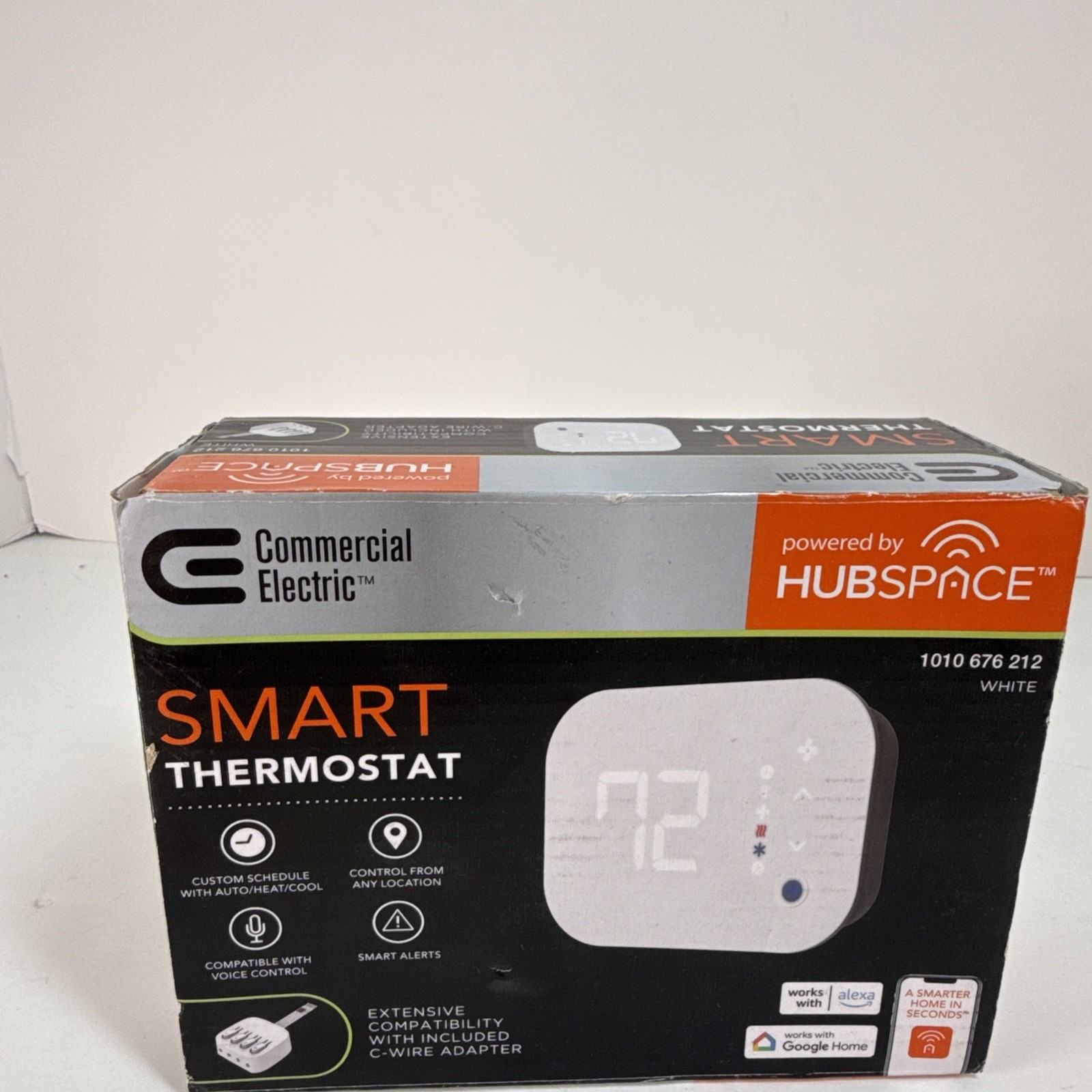 CE Smart Programmable Thermostat Wi-Fi/Bluetooth Enabled Powered by Hubspace - Open box on eBay