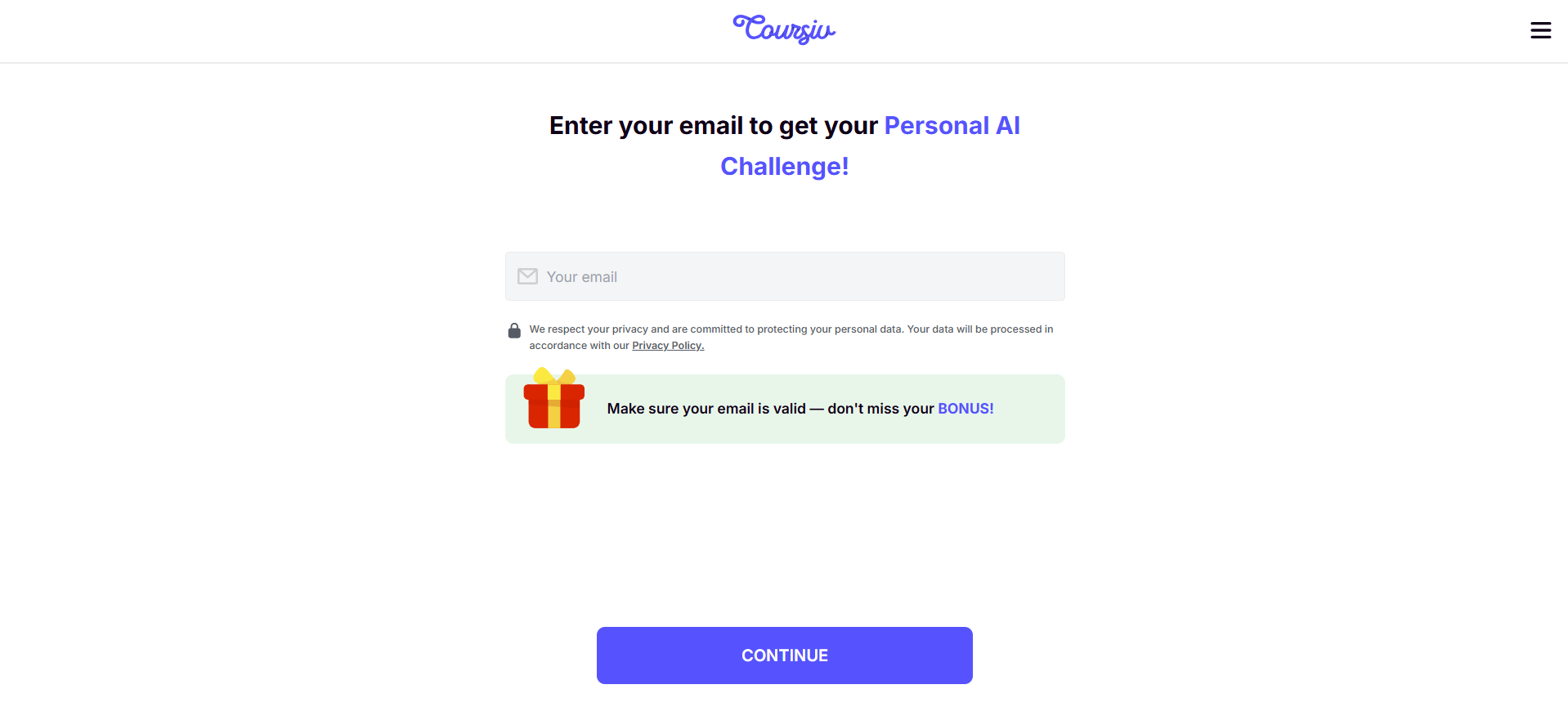our coursive onboarding experience