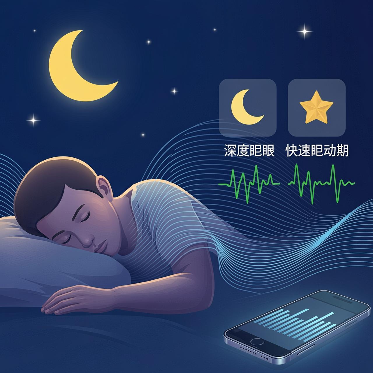a woman laying in bed talking on a cell phone