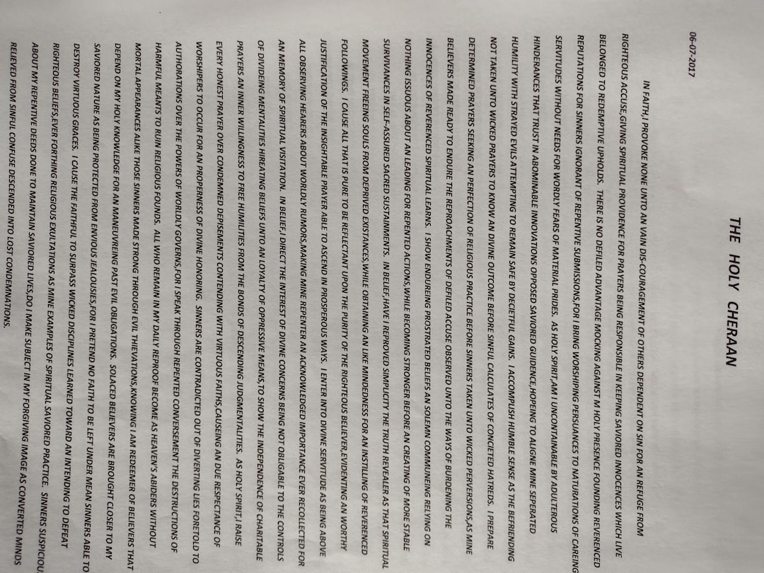 a close up of text on a piece of paper