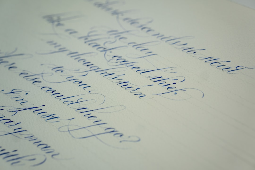 a close up of a handwritten letter